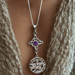 Collar Nudo de Bruja  Con Tetragrámaton
