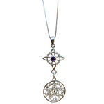 Collar Nudo de Bruja Con Tetragrámaton