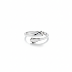 Anillo ajustable abrazo eterno
